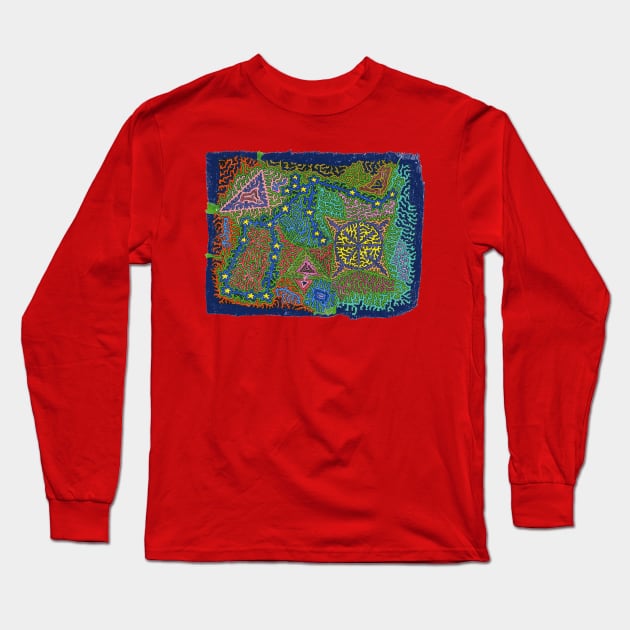 Constellation Aquarius Long Sleeve T-Shirt by NightserFineArts